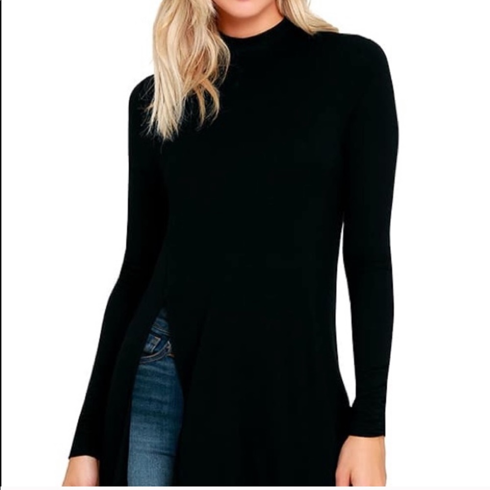 Mock neck top